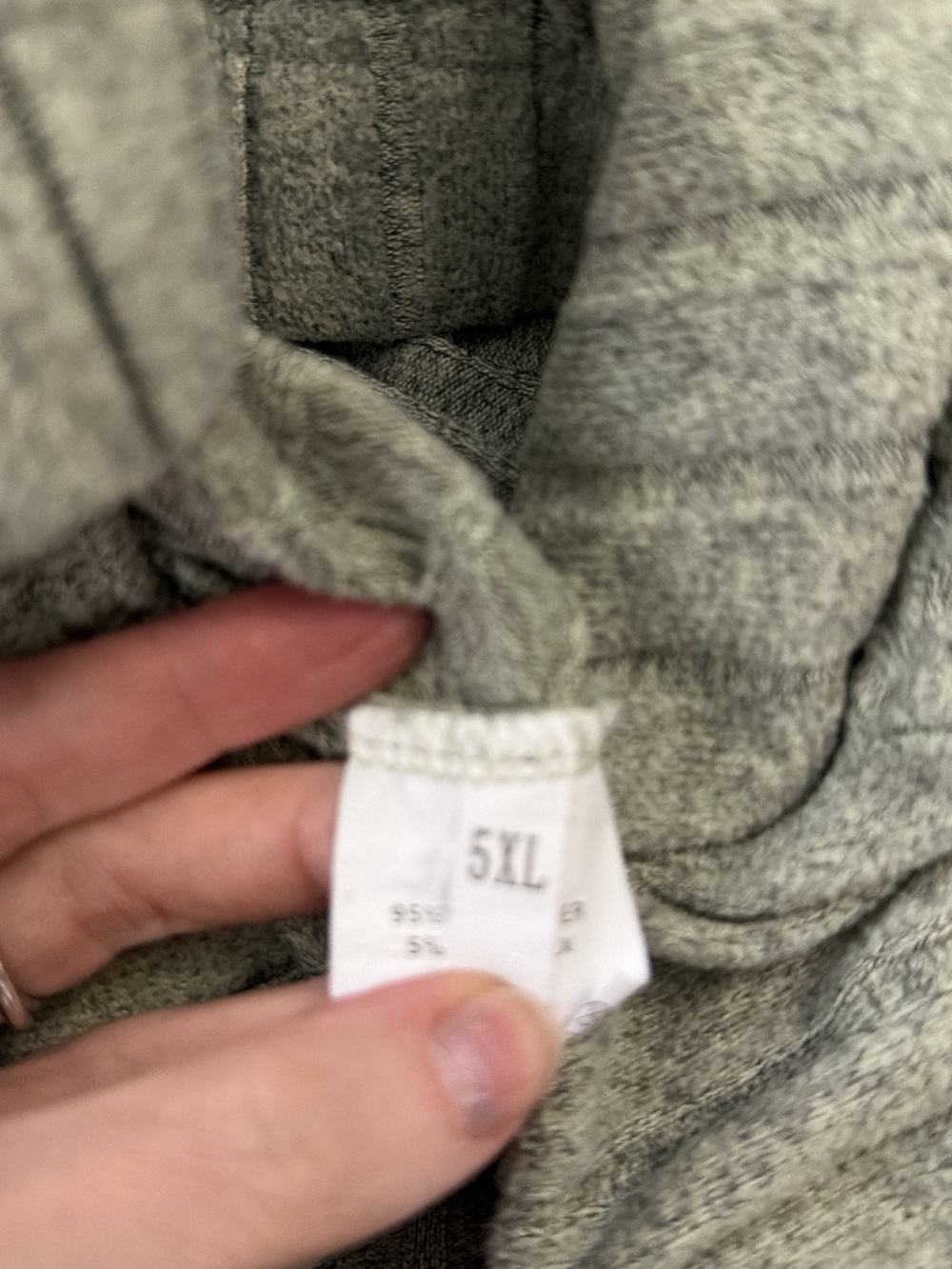 Light Sage Ribbed Knit lounge set - Picture 4 of 6